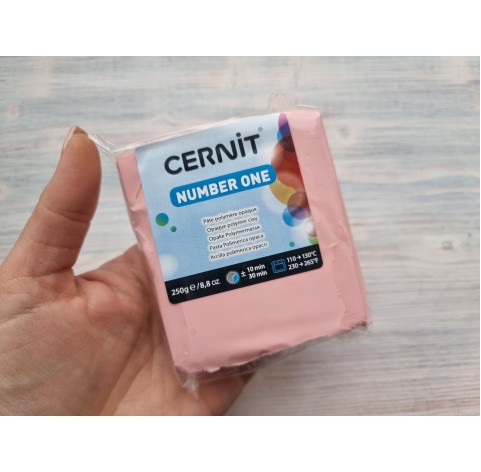 Cernit Number One oven-bake polymer clay, pink, Nr. 475, 250 gr