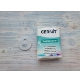 Cernit Translucent oven-bake polymer clay, white, Nr. 005, 56 gr