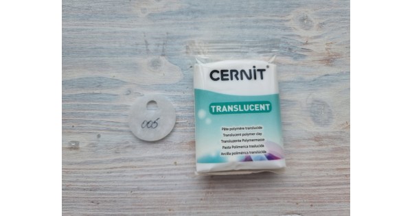 Cernit 1.98 oz - 56g - Translucent - Glitter White – The Clay Republic