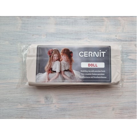 Cernit Doll oven-bake polymer clay, biscuit, Nr. 042, 500 gr