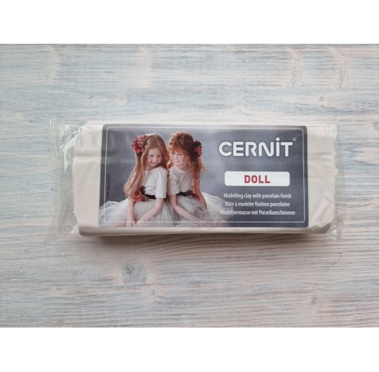 Cernit Doll oven-bake polymer clay, biscuit, Nr. 042, 500 gr