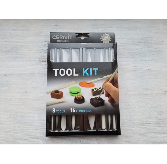 Cernit tool kit, 8 pcs.