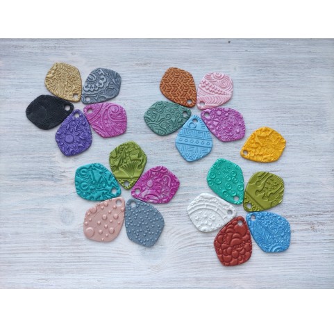 Cernit texture plate for polymer clay, Moments, 9*9 cm