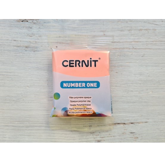 Cernit Number One oven-bake polymer clay, english pink, Nr. 476, 56 gr