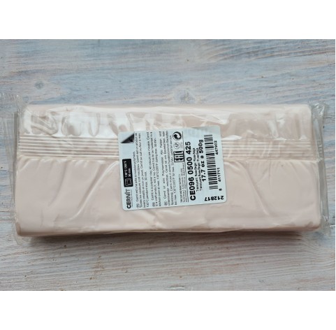 Cernit Doll oven-bake polymer clay, rose-beige (translucent), Nr. 425, 500 gr