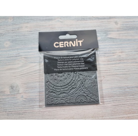 Cernit texture plate for polymer clay, Stars, 9*9 cm