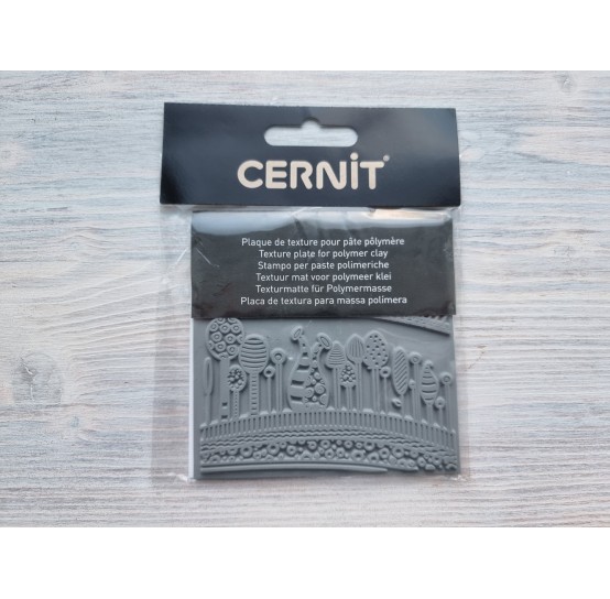 Cernit texture plate for polymer clay, Harmony, 9*9 cm