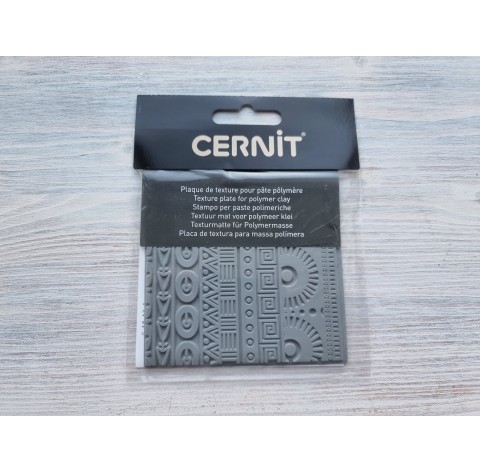 Cernit texture plate for polymer clay, Geometrics, 9*9 cm