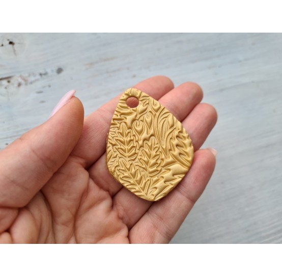 Cernit texture plate for polymer clay, Leaves, 9*9 cm