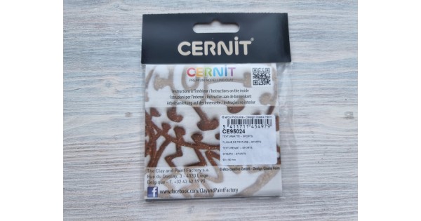 Cernit texture plate for polymer clay, Moments, 9*9 cm