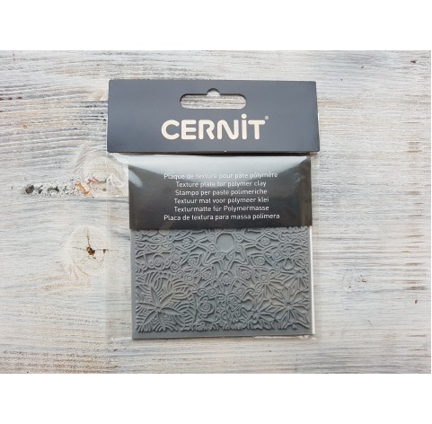 Cernit texture plate for polymer clay, Mandala, 9*9 cm