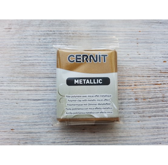 Cernit Metallic oven-bake polymer clay, antique bronze, Nr. 059, 56 gr