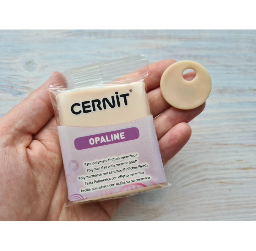 Cernit Number One oven-bake polymer clay, opaque white, Nr. 027, 56 gr