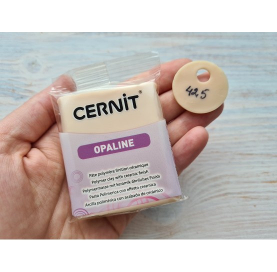 Cernit Opaline oven-bake polymer clay, flesh, Nr. 425, 56 gr