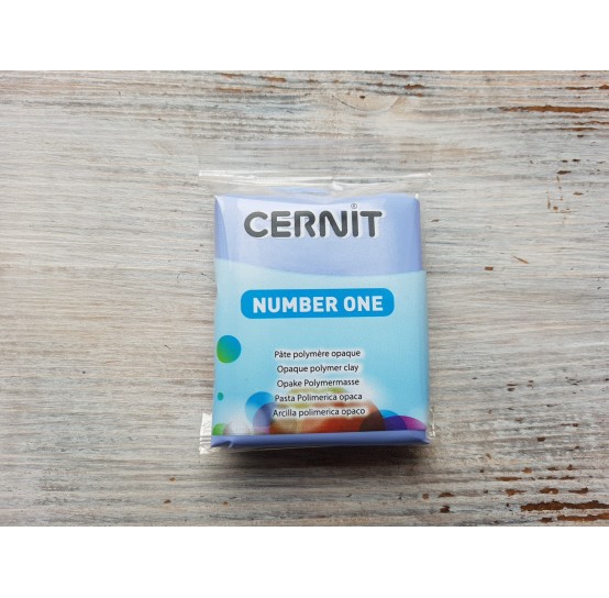Cernit Number One oven-bake polymer clay, periwinkle, Nr. 212, 56 gr