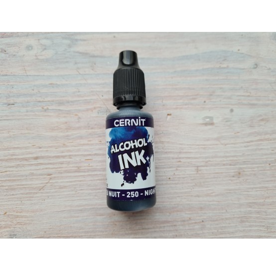 Cernit Alcohol Ink, Nr. 250, Night blue, 20 ml