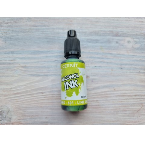 Cernit Alcohol Ink, Nr. 601, Lime green, 20 ml