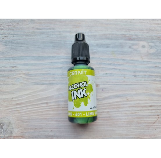 Cernit Alcohol Ink, Nr. 601, Lime green, 20 ml