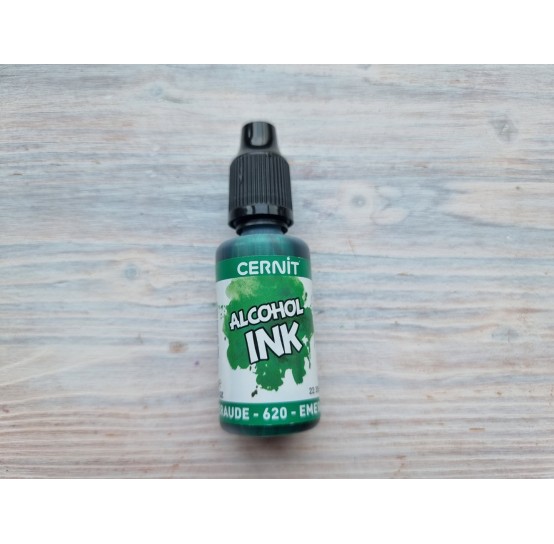 Cernit Alcohol Ink, Nr. 620, Emerald green, 20 ml