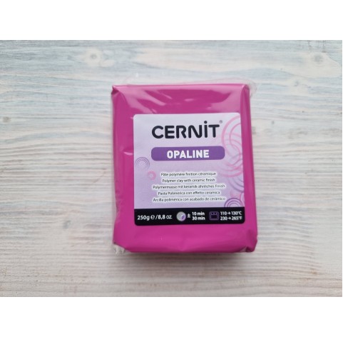 Cernit Opaline oven-bake polymer clay, magenta, Nr. 460, 250 gr