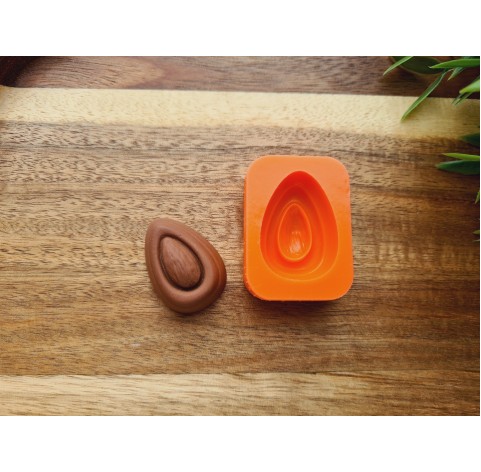 Silicone mold, Chocolate, style 69, ~ 2.4*3.3 cm, H:1.3 cm