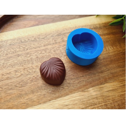 Silicone mold, Chocolate, style 70, heart, ~ 2.8*2.9 cm, H:1.3 cm