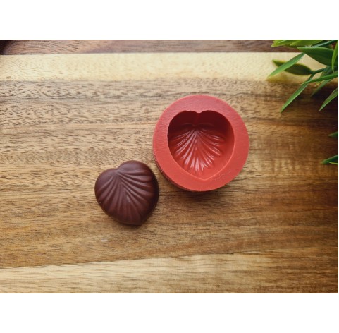 Silicone mold, Chocolate, style 70, heart, ~ 2.8*2.9 cm, H:1.3 cm