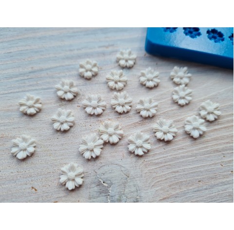 Silicone mold, Flowers, 20 pcs., small, ~ 1 cm