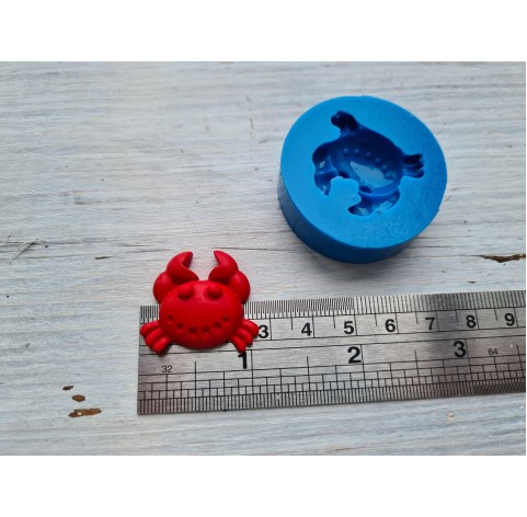 Silicone mold, Crab, ~ 2,7*2,5 cm