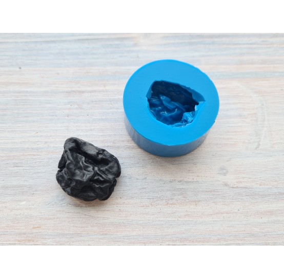 Silicone mold, Dried prune 2, 2D, ~ 2.5*3 cm