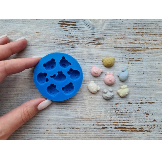Silicone mold, animals 1, ~ 1.3*2 cm