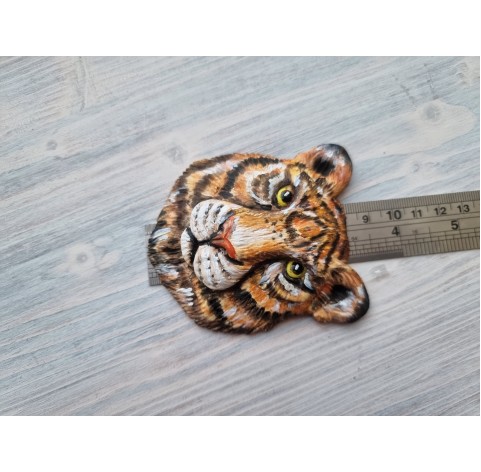 Silicone mold, Tiger, ~ 7.5 * 8.5 cm