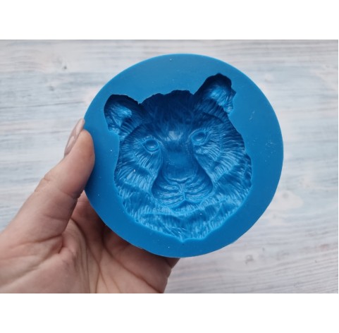 Silicone mold, Tiger, ~ 7.5 * 8.5 cm
