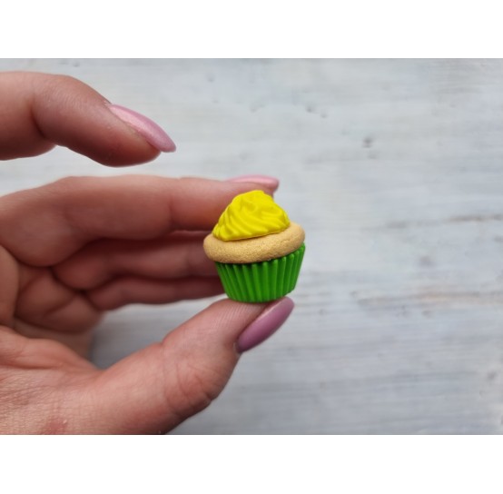 Silicone mold, Set of cupcake with cream, 3 pcs., ~ 1.9-2.3 cm