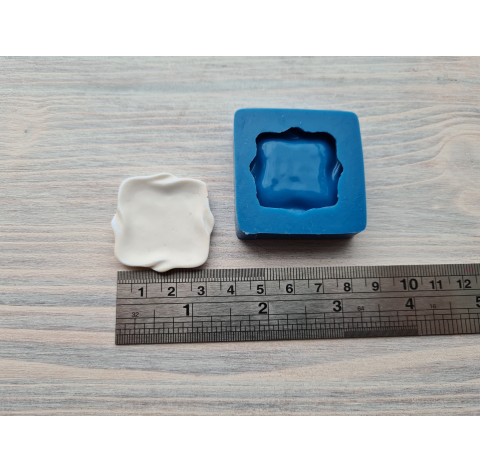 Silicone mold, Square plate, ~ 3.3 cm