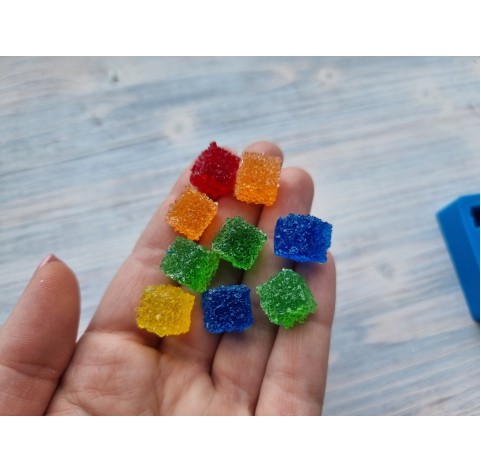 Silicone mold, Sugar cubes, 9 pcs., ~ 1-1.2 cm