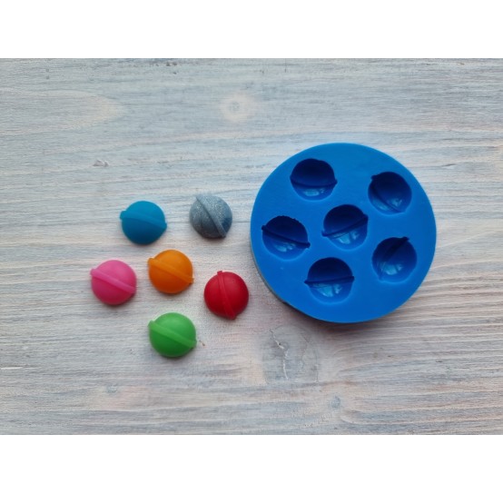 Silicone mold, Lollipop, 6 pcs., ~ Ø 1.5 cm