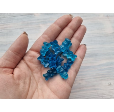 Silicone mold, Jelly bear, 11 pcs., ~ 1.5-1.7 cm