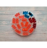 Silicone mold, jelly bears, 20 pcs., ~ 1.5-1.7 cm