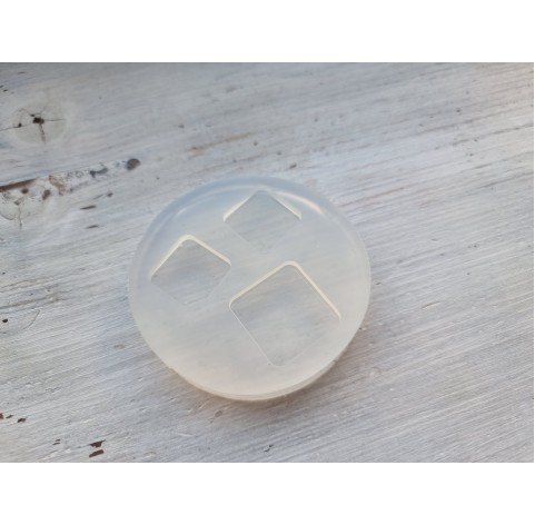Silicone molds for epoxy, Squares, 3 pcs., ~ 1.8, ~ 2.8 cm