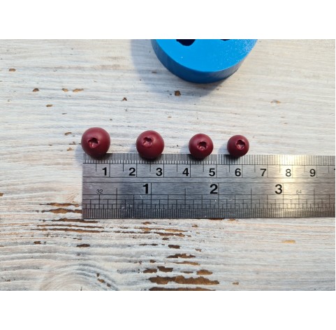 Silicone mold, Cranberry, 4 elements, ~ Ø 0.8-1 cm, H:0.8-1 cm