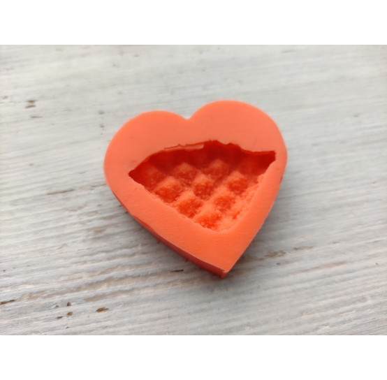 Silicone mold, Piece of waffle, ~ 3.6*4.6 cm
