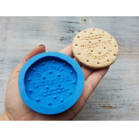 Silicone mold, Biscuit 2, large, round with holes, ~ Ø 7 cm