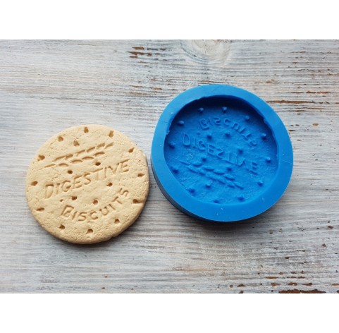 Silicone mold, Biscuit 2, large, round with holes, ~ Ø 7 cm