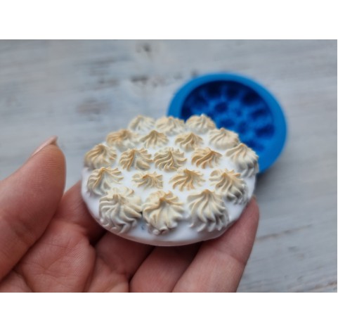 Silicone mold, Lemon meringue topping mold, small meringues, ~ Ø 6.5 cm