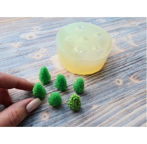 Silicone mold, Bunches of grapes, large, 6 elements, ~ Ø 1.6 cm, H:2.8 cm