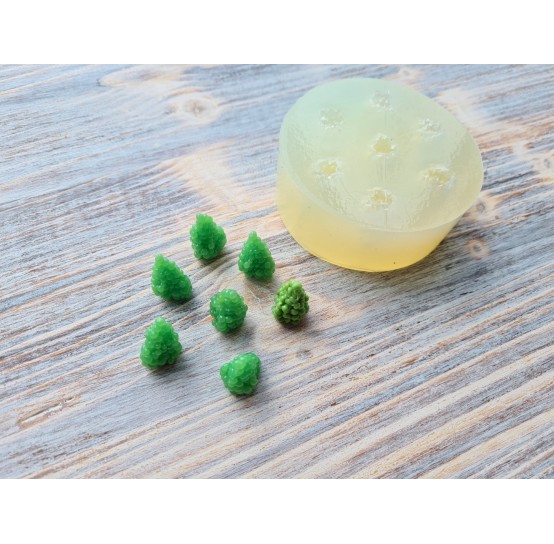 Silicone mold, bunches of grapes, 7 psc., ~ 2.3 cm
