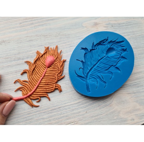 Silicone mold, Feather, ~ 7*10cm