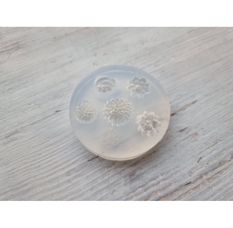 14 Flowers Clear Mold ,7 flowers styles,silicone Mold to make resin co –  House Of Molds