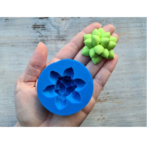 Silicone mold, Succulent 4, ~ Ø 5 cm